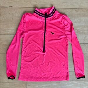 Like NEW PINK Victoria’s Secret Ultimate athletic long sleeved half zip shirt